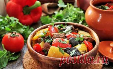 Чанахи (рецепт с фото) - Мясо с овощами приготовим в соусе
пошаговый рецепт с фото + видео
мясо баранина/говядина с баклажанами