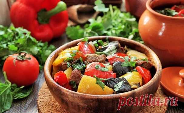 Чанахи (рецепт с фото) - Мясо с овощами приготовим в соусе
пошаговый рецепт с фото + видео
мясо баранина/говядина с баклажанами