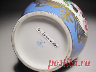 Клейма старинного фарфора фабрики Севр 18-19 веков