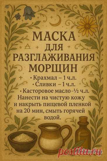 Маска для разглаживания морщин