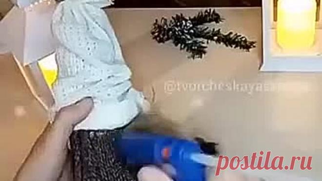 Процесс создания новогоднего гнома