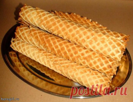 Как приготовить вкусные вафельные трубочки?.