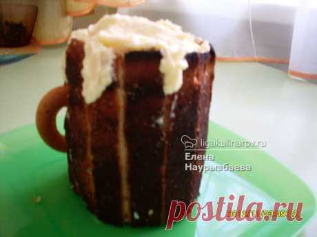 Торт Кружка пива,  пошаговый от Лиги Кулинаров. Рецепт торта Кружка пива, рецепты Лиги Кулинаров.