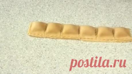 Быстрый способ лепки пельменей