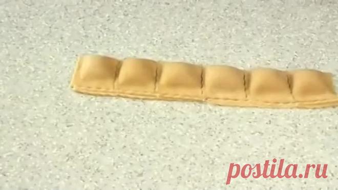 Быстрый способ лепки пельменей