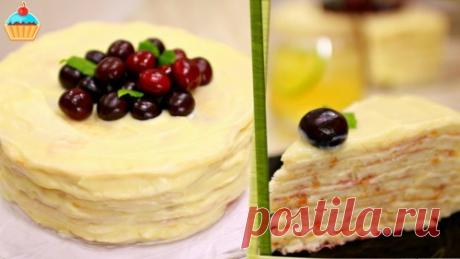 ТОРТ НА СКОВОРОДЕ ВИШНЕВАЯ ЧЕРЕШНЯ / СОКОВЫЙ НАПИТОК ЯБЛОЧНОЕ НАСТРОЕНИЕ. - Семейная кухня