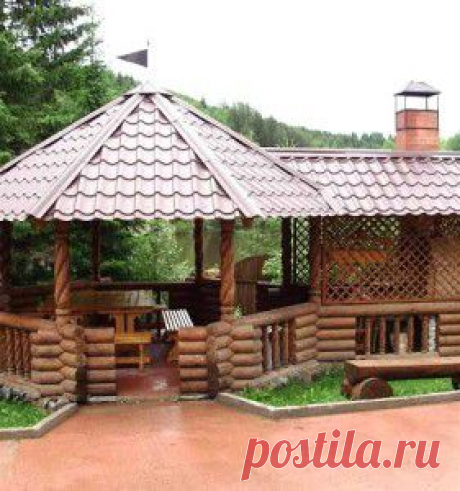 derevyannaya-besedka-dlya-dachi_0009_foto - Дача Своими Руками