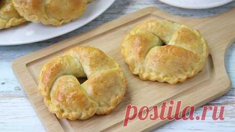 Плетеные булочки с разными начинками