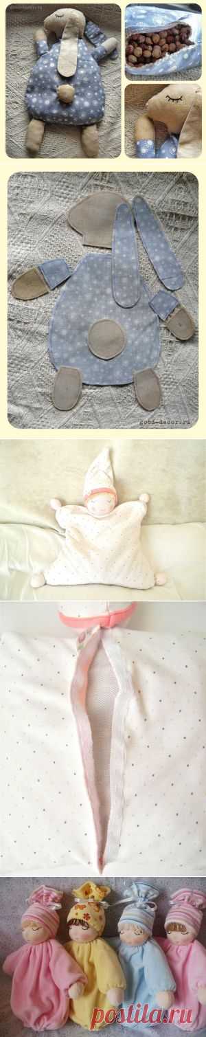 Грелки - грушки с вишневыми косточками..