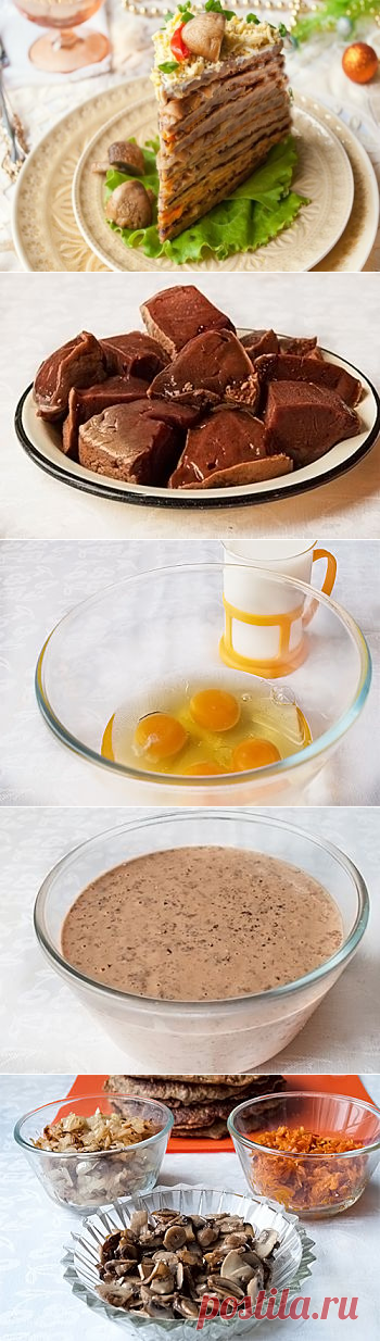 Печеночный торт - рецепт с пошаговыми фото / Меню недели