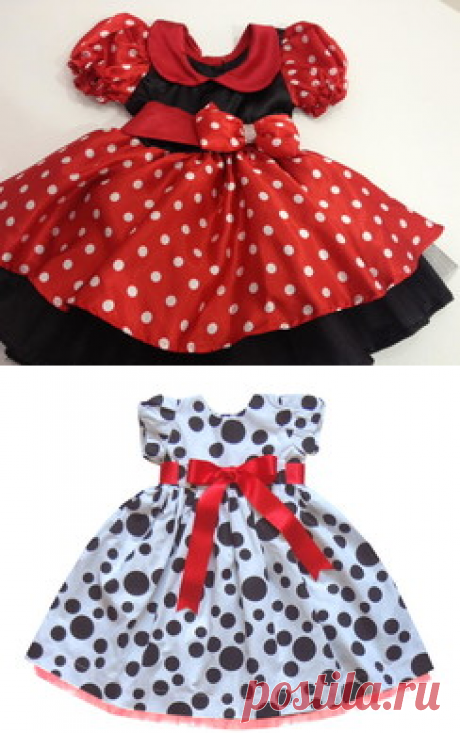 Vestido de Festa Infantil Minnie | Elo7