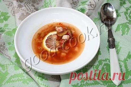 Хорошая кухня - солянка сборная мясная. Кулинарная книга рецептов. Салаты, выпечка.