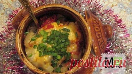 Мясо в горшке "Ассорти" - кулинарный рецепт. Миллион Меню
