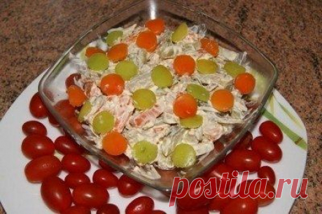 Очень вкусный салат Обжорка - Лучшие кулинарные рецепты интернета