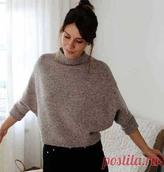 КАК СВЯЗАТЬ СПИЦАМИ - ROBIN SWEATER BY SUSANNE MULLER. Свободный джемпер покроя... » Сделай Сама. Шитье. Вязание. Рукоделие
