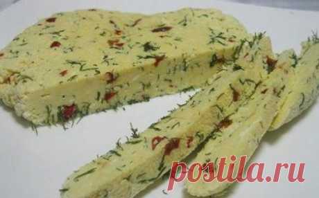 Домашній сир з кропом. Кулінарний рецепт.