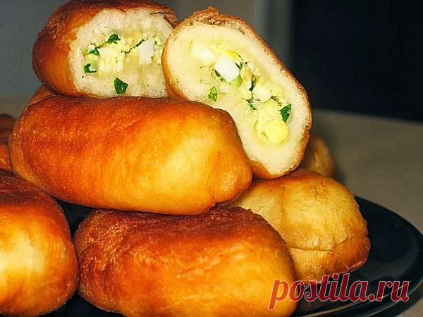 Шустрый повар.: Жареные пирожки с зеленым луком и яйцом.