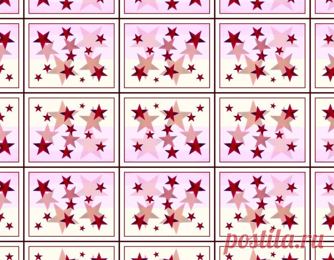 Nahtlose Muster mit Sternen  Kostenloses Stock Bild HD - Public Domain Pictures