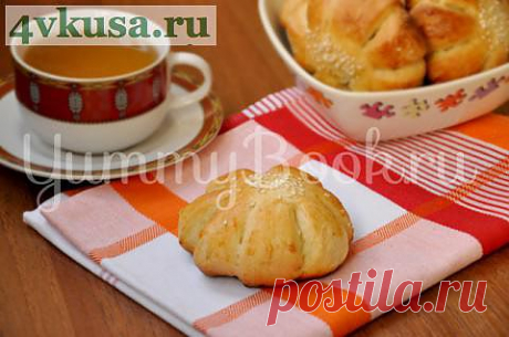 Булочки с курагой и изюмом | 4vkusa.ru