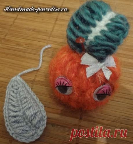 Как связать листик крючком