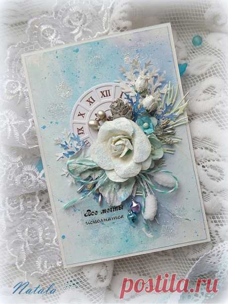 Мастер-класс: как сделать красивую и простую новогоднюю открытку своими руками?