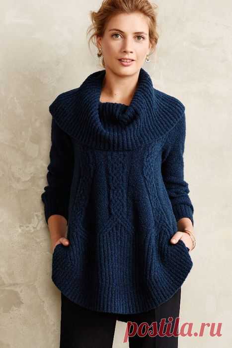 Платья, туники спицами 78