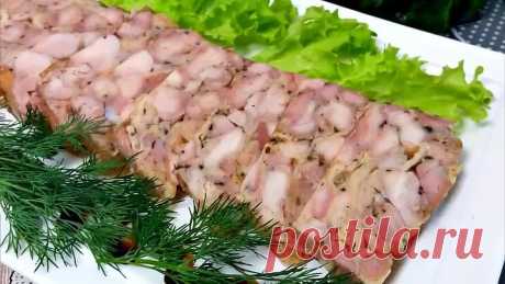 Делайте сразу 2 порции. Супер ВКУСНЯТИНА из Курицы! Лучшая ВЕТЧИНА!!!