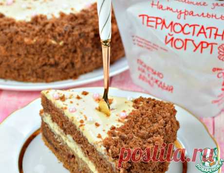 Торт шоколадный на йогурте – кулинарный рецепт
