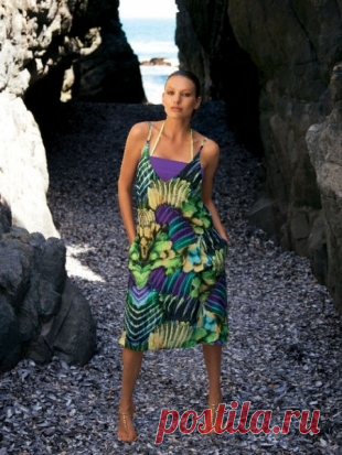 Платье - выкройка № 110 A из журнала 5/2011 Burda – выкройки платьев на Burdastyle.ru