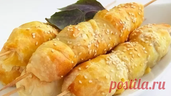 Куриное филе с сыром в тесте на шпажках. Оригинально, вкусно, просто! | вкусный блог | Яндекс Дзен