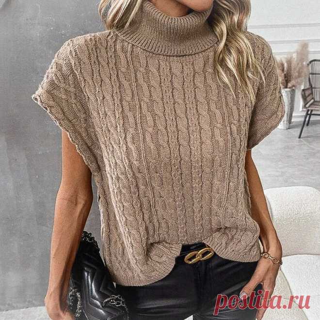 Вязаная безрукавка — простая, стильная и комфортная вещь в гардеробе. Идеи для вязания спицами | Вяжем вместе! | Дзен