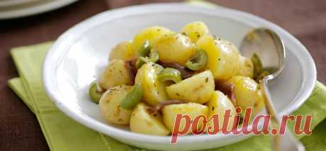 Картофель, тушенный с оливками и лимоном . Милая Я