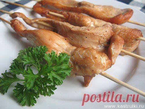 Куриные шашлычки | Кастрюльки.ру