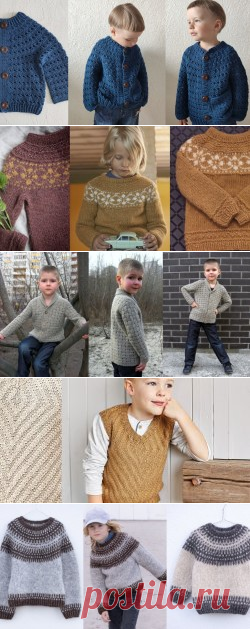 Вязание для мальчиков спицами и крючком с описанием и схемами - Вяжи.ру