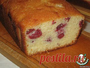 Очень вкусный кекс с вишней - кулинарный рецепт