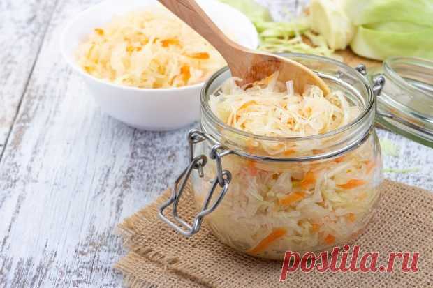 Хрустящая квашеная капуста с морковью на зиму — Домашняя кулинария