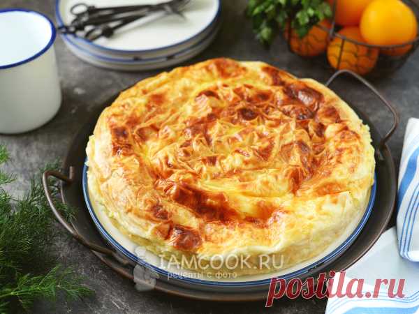 Баница из теста фило — рецепт с фото Нереально вкусный болгарский пирог из творога с брынзой. Строго по рецепту болгарской хозяйки.