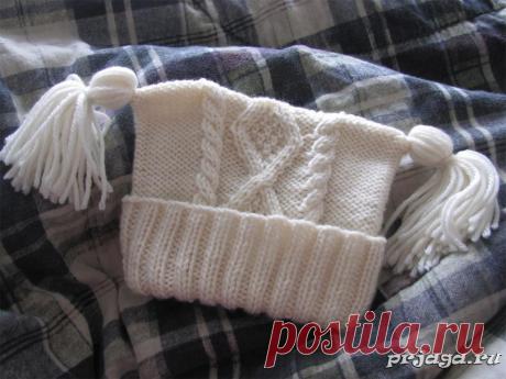 Детские шапочки, шарфики и береты спицами или крючком с описанием