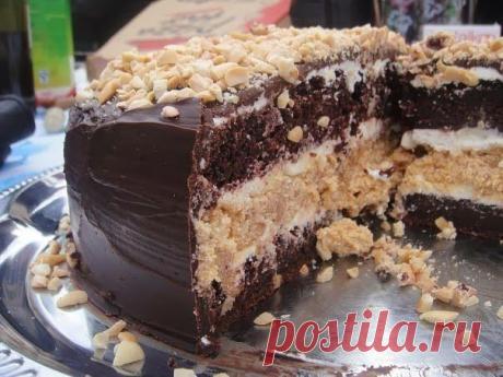 Сникерс торт | Веб Рецепт