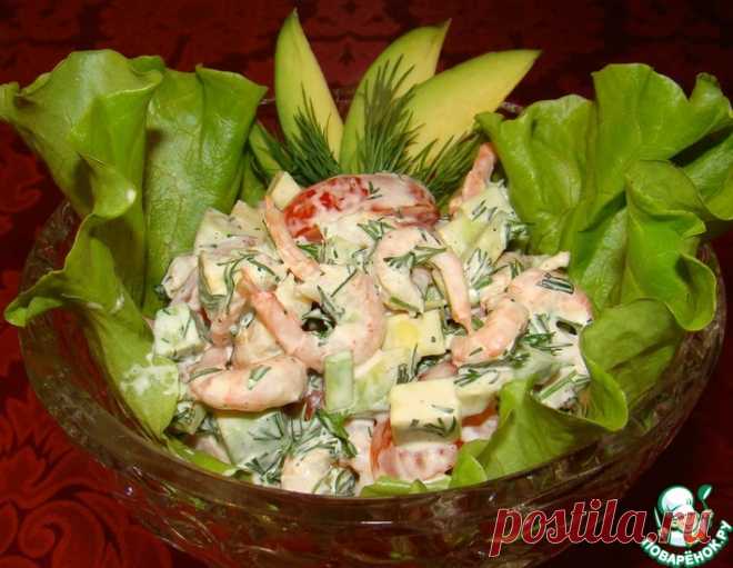 Авокадо с креветками – кулинарный рецепт