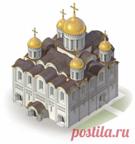 Сообщество иллюстраторов / Иллюстрации / Батов Антон (art_bat) / Успенский собор во владимире