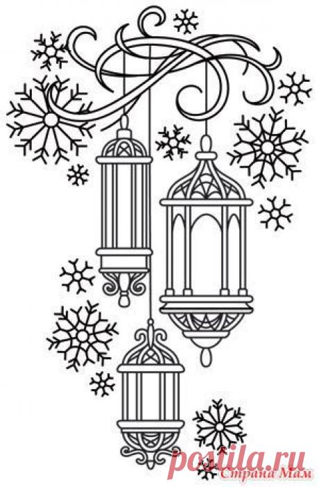 Новогодние шаблоны, трафареты, вырезалки. - Клуб рукоделия - Страна Мам