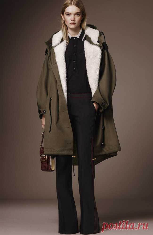 Женская мода: Burberry, Pre-Fall 2016