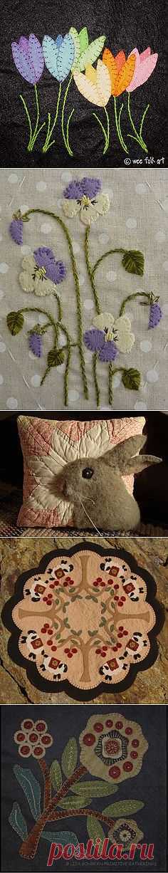 WOOL APPLIQUE