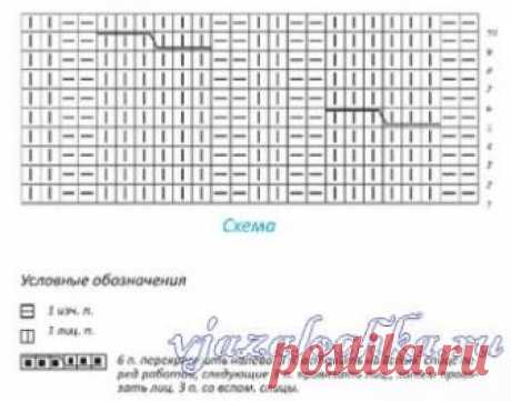 Детская шапка спицами с узелком