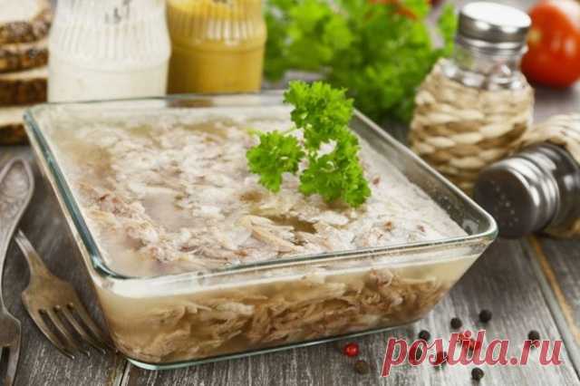 Холодец из свиной рульки и копыта в афганском казане — Сад Заготовка