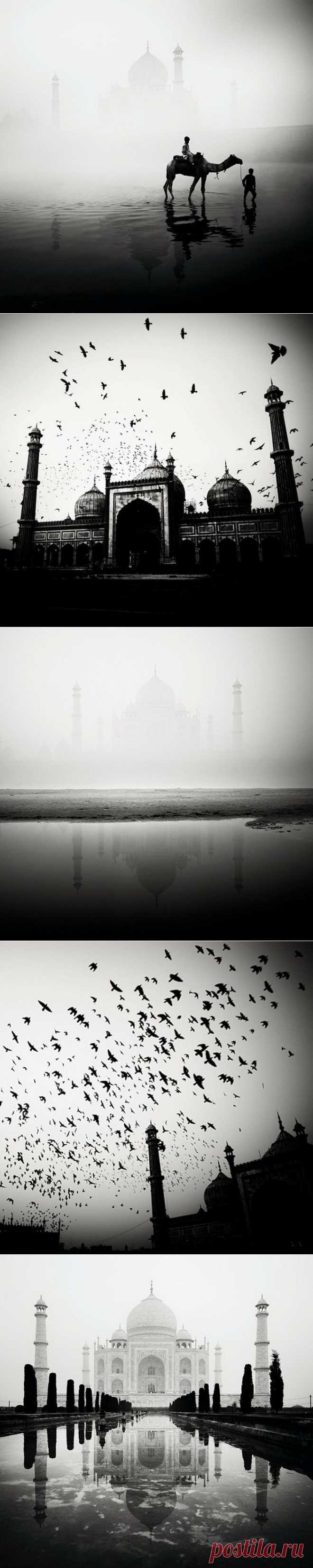 Черно-белые фотографии Тадж-Махала от Йозефа Хофленера (Josef Hoflehner) | Фотография | Фотография