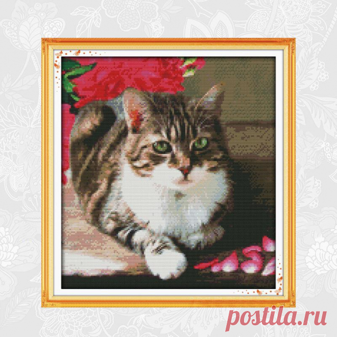 548.52руб. 50% СКИДКА|Милые рисунки кошек DMC Счетный крест Печать холст 11ct 14ct сделай сам ручная работа вышивка крестиком наборы рукоделие ремесла наборы|Упаковка|   | АлиЭкспресс Покупай умнее, живи веселее! Aliexpress.com