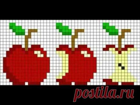 Рисунки по клеточкам. Схемы (Идеи). #2