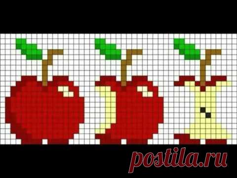 Рисунки по клеточкам. Схемы (Идеи). #2